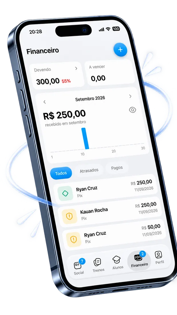 Controle de pagamentos DataFit